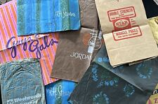 Lot Of 11 Vintage/Old Paper/Plastic Shopping Bags picture