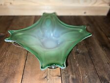 Vintage Murano Bowl JICO. Green And White picture