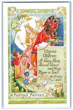 Famous Fairies Postcard Titania & Oberon A Fairy Ring Queen King Fantasy c1910's picture