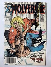 Wolverine #10 Marvel Comics August 1989 1st Sabertooth NEWSSTAND Variant Edition picture