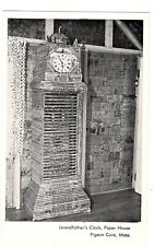 Postcard MA Pigeon Cove Paper House Grandfather Clock Massachusetts picture