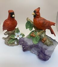 1989 Arnart Royal Carlton  & Ardco Numbered Porcelain Cardinal Bird Figurines picture