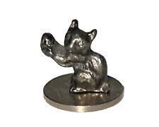 Vintage Fine Pewter Miniature Tiny Figure Figurine Collectible Chipmunk Rodent picture