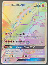 Pokemon Card - Ho-Oh GX - Sun & Moon Promo - Rainbow Rare - SM80 - NM picture