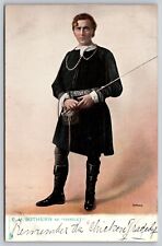VTG THEATER ACTOR E. H. SOTHERN AS HAMLET TUCK C1906 POSTCARD POST CARD picture