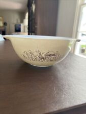 Pyrex Bowl 1.5 L Forest Fancies Mushroom Circa 1981 Mixing Bowl Nice picture