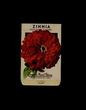 1930's ZINNIA GIANT DAHLIA LITHO SEED PACKET- EVERITT'S SEED, INDIANAPOLIS, IND  picture