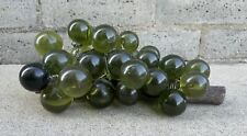 Vintage Lucite Acrylic Large Green Grape Cluster MCM Branch Base 13