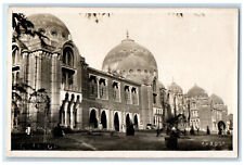 c1940's View of Baroda College Vadodara India Unposted RPPC Photo Postcard picture