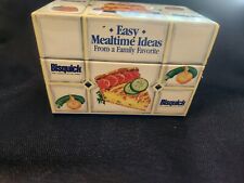 1970s Bisquick Tin Recipe Box Retro Advertising Betty Crocker picture