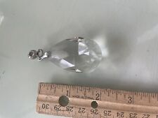 natural clear quartz crystal pendant With Silver Attachment picture