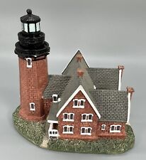 Scaasis Originals Block Island Lighthouse Figurine Nautical 6.5” picture