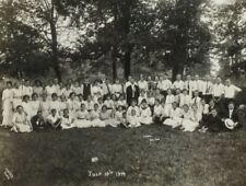 C.1914 Milwaukee, WI. Outdoor Class Group Photo. Motor Car. Adorable Girls. Boys picture