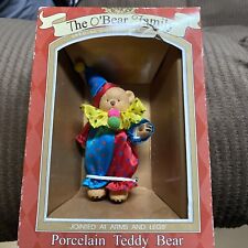 The O'Bear Family Porcelain Clown Teddy Bear Figure Special Collector Edition  picture