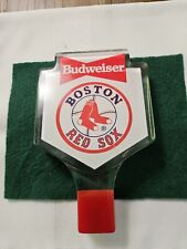 BUDWEISER BEER TAP HANDLE -  BOSTON RED SOX - 1980s - Rare 5.5”  x 3.5