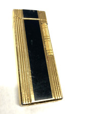 1950's Colibri Of London Gold / Black Fancy Lighter Japan - Modern MCM design picture