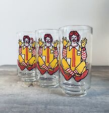 1977 McDonald’s Vintage Collector Series Glasses Cups Featuring Ronald McDonald picture