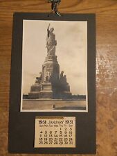 1931 calendar National Monument to the forefathers Plymouth,Ma picture
