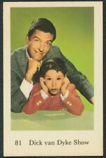 1965 DICK VAN DYKE SHOW DUTCH NUMBERED GUM CARD SERIES 6 #81 EX picture