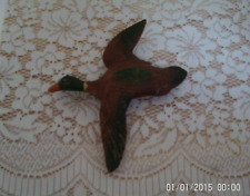 Vintage Flying Bird Mallard Duck Wall Decor 5.75 Inch Resin 1946 Multi Products picture