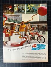 Rare Vintage 1965 Harley-Davidson M-65 Motorcycles Print Ad picture