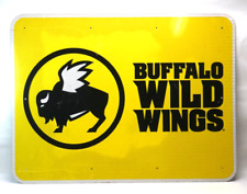 Large Retired Buffalo Wild Wings Bar Restaurant Retired Road Sign 36