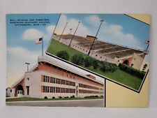 Postcard BALL STADIUM & DORMITORY Mississippi Southern College Hattiesburg picture