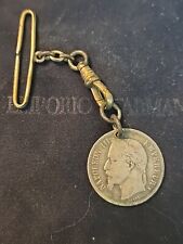 👀 Vintage Maybe 1866 Possible silver coin keychain picture