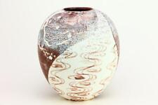 Shino Ware Pot Vase Japaneseplum Pattern vintage Art H26×W21cm picture