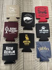 Beer KOOZIE Lot Of 8  Craft Beer / Brewery Nice Assortment Great For Collection picture