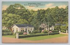 Postcard McGriff Motor Court On US Miles South Of Bruns Virginia 1948 picture