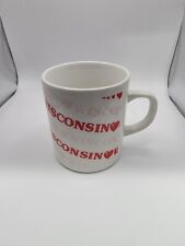 Vintage Wisconsin Love Mug *READ DESCRIPTION* picture