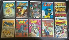 Lot Of 13 Crumb & Deitch Comix (Zap 0-1, 3-8) picture
