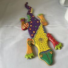 Lizard Wooden Hand painted Beautiful Colors And Artwork picture