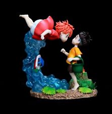 NEW Ponyo on the Cliff Figure Toys Ponyo And Sosuke Scene Model Doll Statue  picture