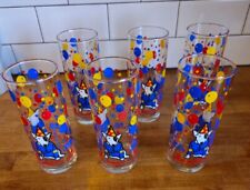 6 Vintage Spuds Mackenzie Bud Light 6” Beer Glasses Tumblers 12oz Party Animal  picture