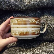 Vtg Stoneware Soup Mug Glazed Otagiri-Style Speckled picture