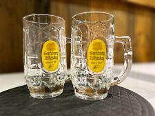 Suntory Kaku Whisky Soda Highball Mug Mega Beer Glass 700ml Pair Set New picture