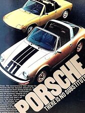 1974 Porsche 914 2.0 & 911 Targa Vintage Original Print Ad 8.5 x 11
