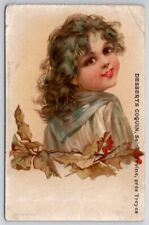 Frances Brundage Little Sunbeam Girl Blue Shawl 1904 Tuck Series 15 Postcard A45 picture