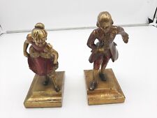 Vintage Armor Bronze Byron Bristol s courting couple / dancing polychrome  picture