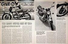 1971 Kawasaki 750 H2 Triple - 5-Page Vintage Motorcycle Article picture