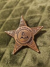  Watershed Ranger City Of Fremont CA Star Pin Badge  picture