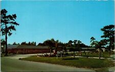 Postcard Florida Tampa Seminole Motel c1950s Motor Court FL Restaurant Beaches picture