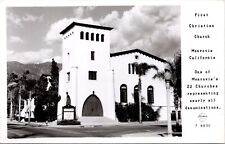 Real Photo Postcard First Christian Church in Monrovia, California picture