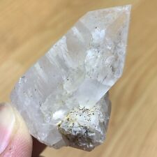 Fluorescent Fluorapatite Crystal On Quartz From PAKISTAN 25g picture
