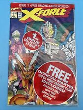 X-Force #1 Sealed In Plastic (1991) Marvel Comics With Cable Card NEW picture