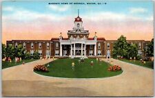 Macon Georgia, Masonic Home Entrance, Shirley Hills, Orphaned Children, Postcard picture