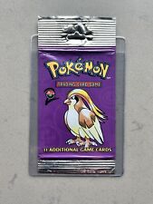 EMPTY WRAPPER ONLY Pokemon TCG Base Set 2 Long Crimp Booster Pack Wrap Art Only picture