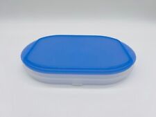 Tupperware Fridge Stackables Deli Keeper Meat Cheese Oval Container #5102 & Lid picture